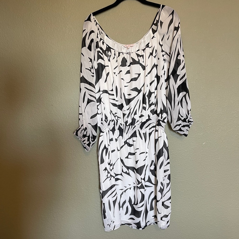 Tori Richard Black And White Dress